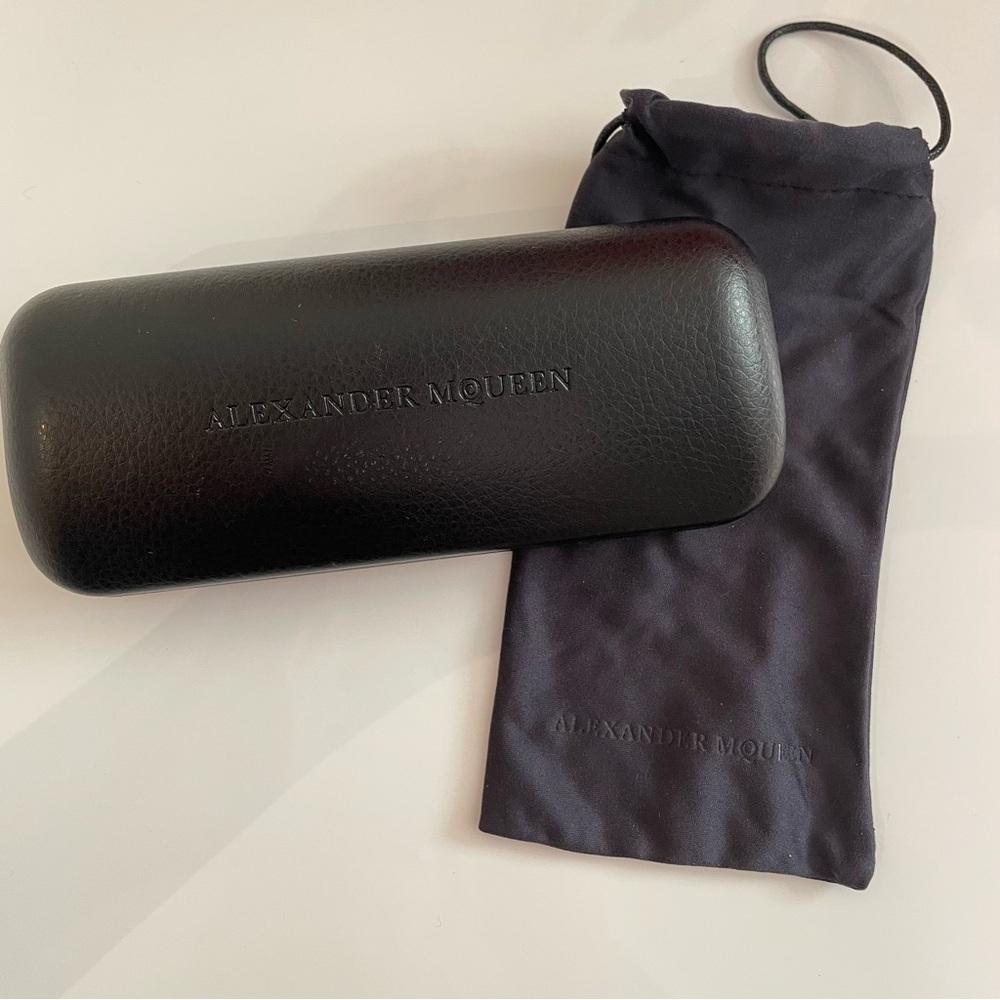 Alexander McQueen Black Glasses Case